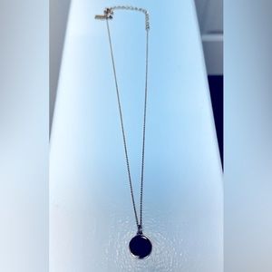 Kate Spade - “Skirt the Rules” - Black Enamel Necklace